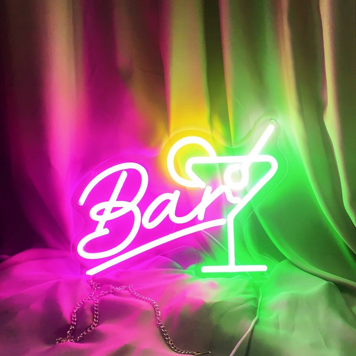Insegna LED al neon dimmerabile da bar – Alimentazione USB con dimmer