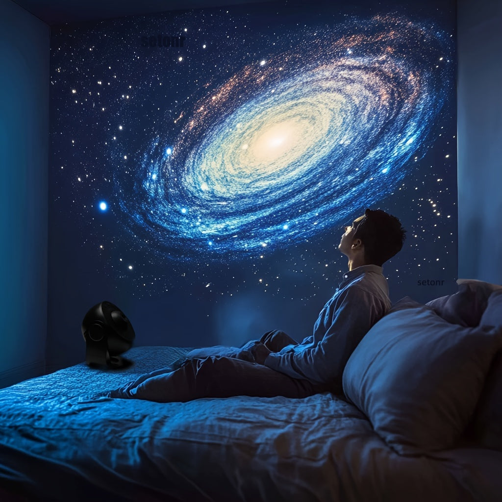 Proyector de estrellas Galaxy – Impresionante proyección espacial LED con temporizador