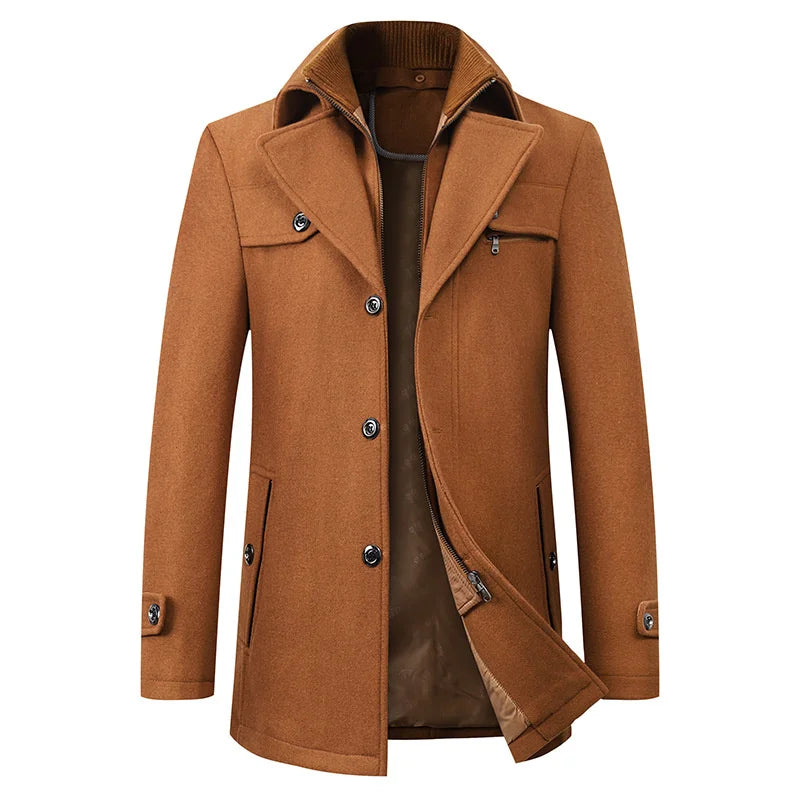 Elegante cappotto invernale impermeabile da uomo - Konan