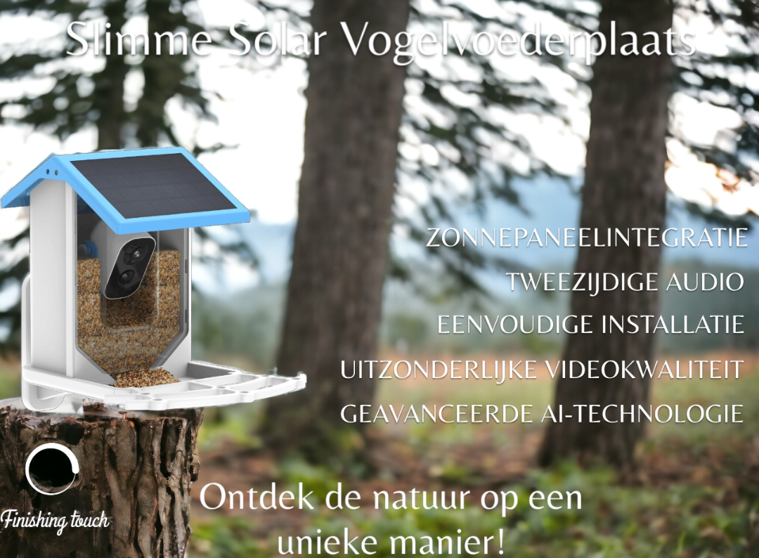Comedouro Inteligente para Aves com Painel Solar