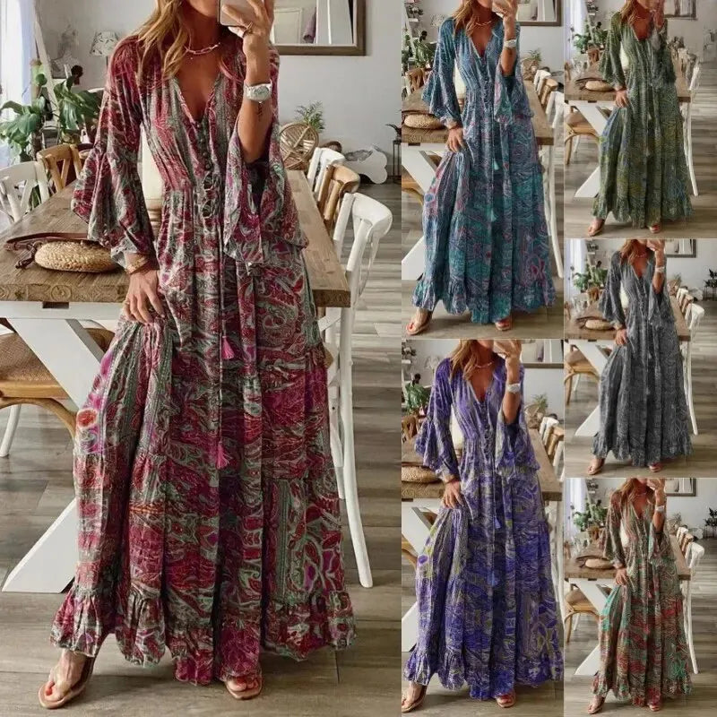 Bohemian Maxi Dress - Kristen