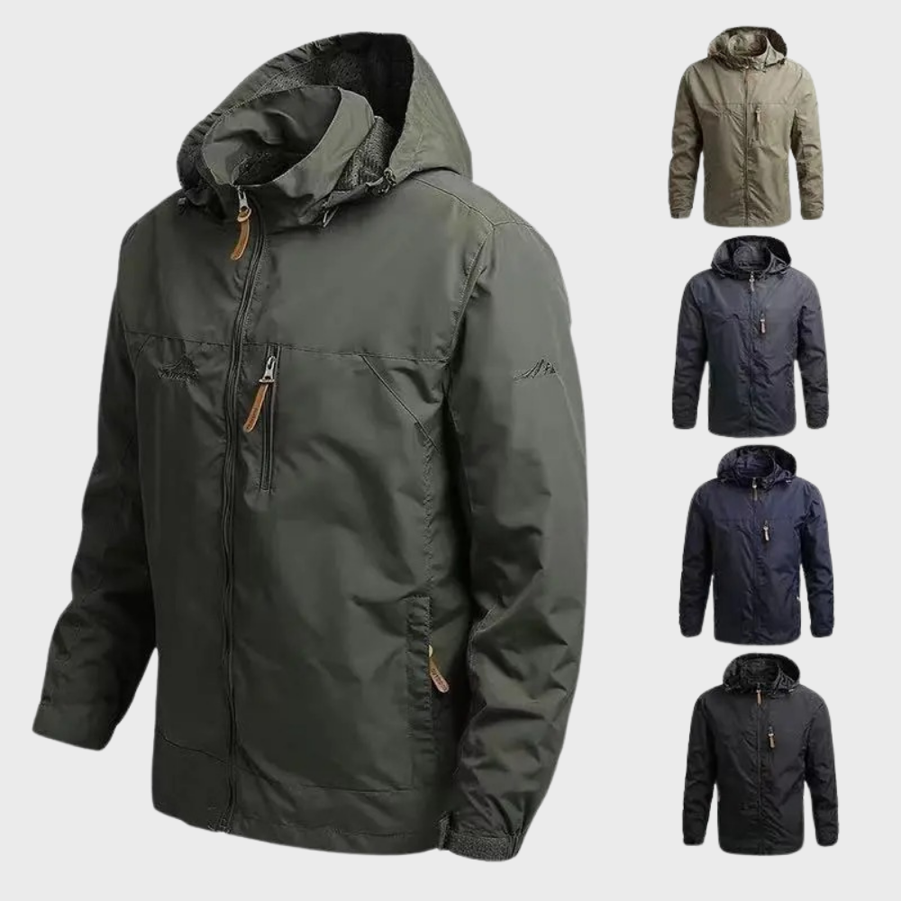 Wasserdichte Herrenjacke mit Kapuze – Jordan