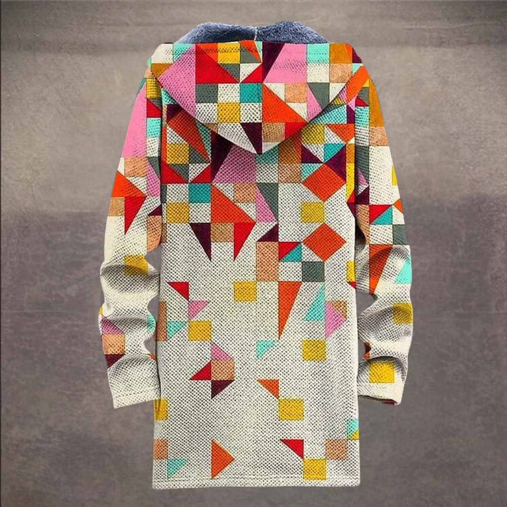 Retro Colourblock Gilet voor Heren