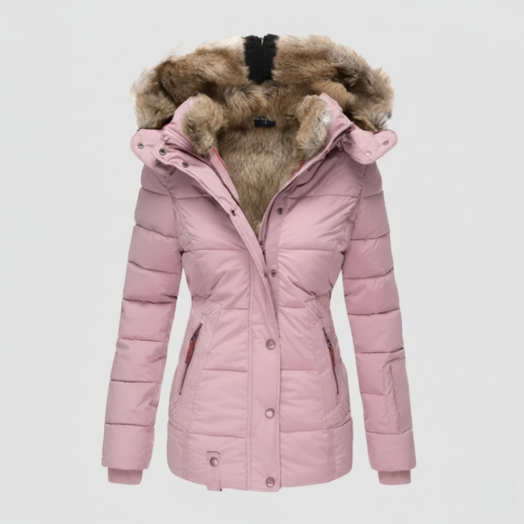 Damen Steppjacke mit Kapuze