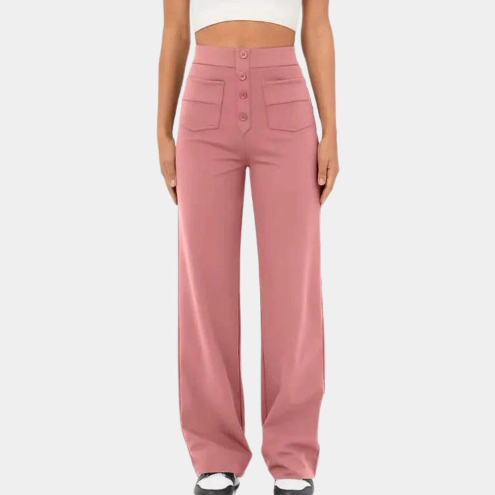 Carry - Casual comfortable high-waisted pants for women