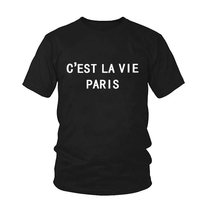 Casual-Chic Women's T-Shirt with Minimalistic Print