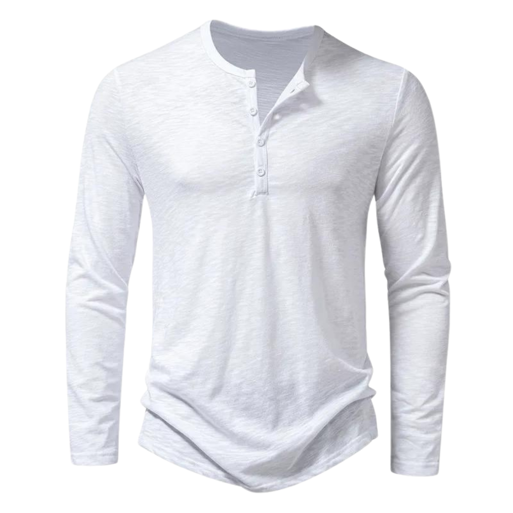 Casual Cotton Long Sleeve T-Shirt for Men