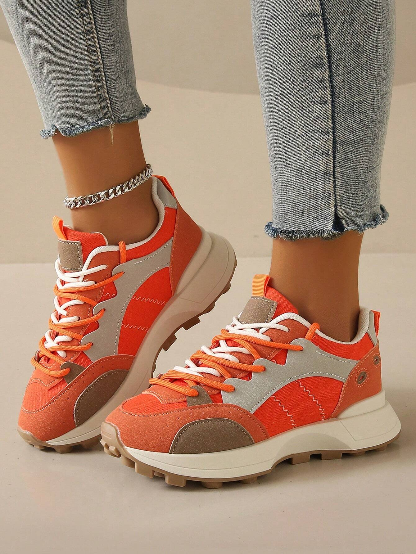 Casual modern colored sneakers for women - Katja