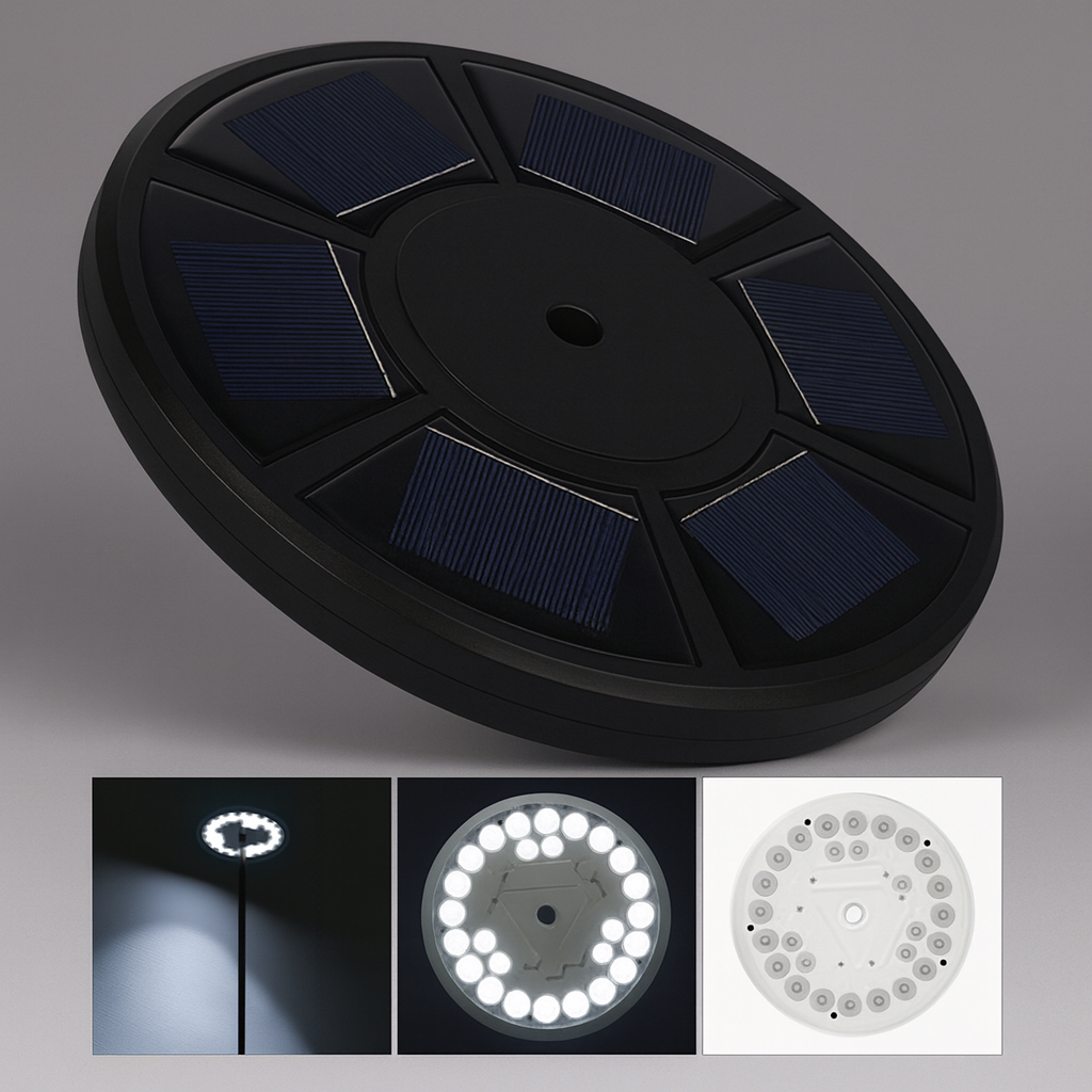 Solar Flagpole Lighting