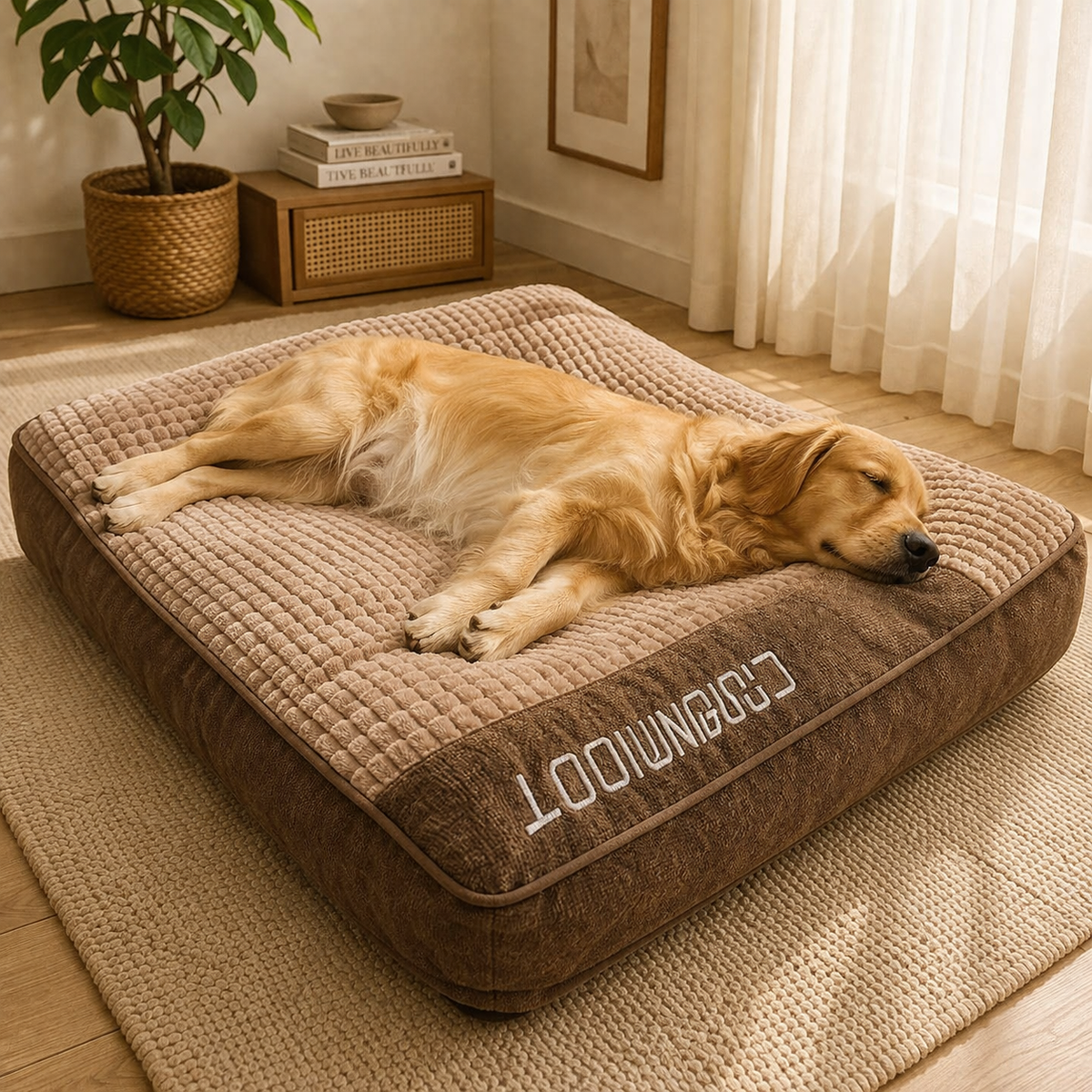 Orthopaedic Dog Bed | Sturdy Support, Comfortable | Pets