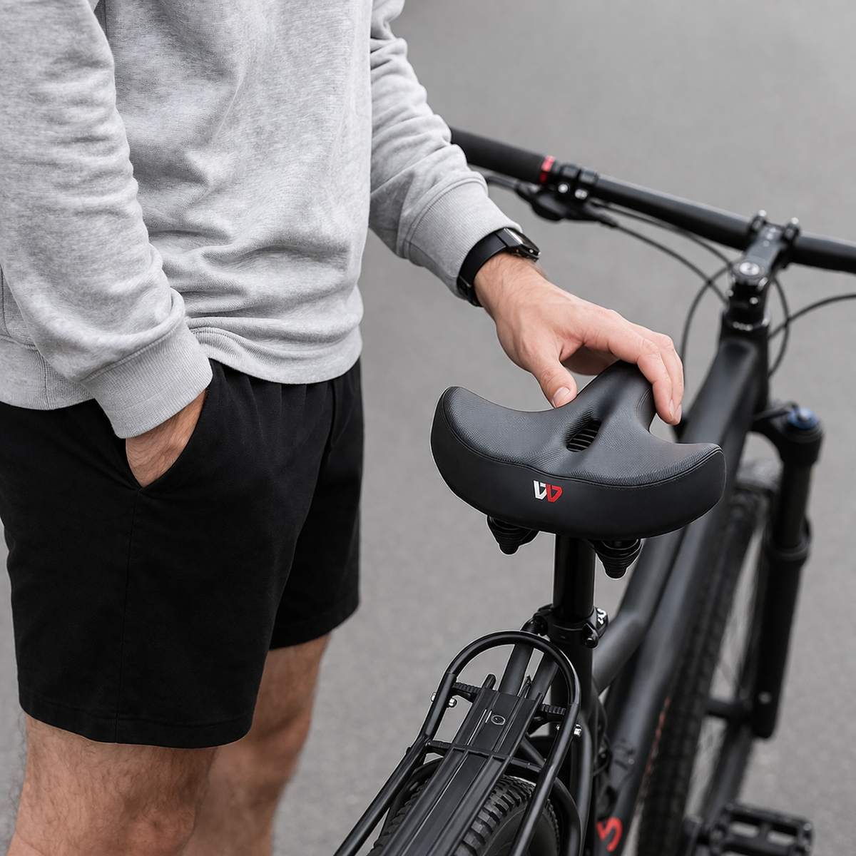 Bike Saddle | Ergonomic, Padded | Comfortable for Long-Term Use