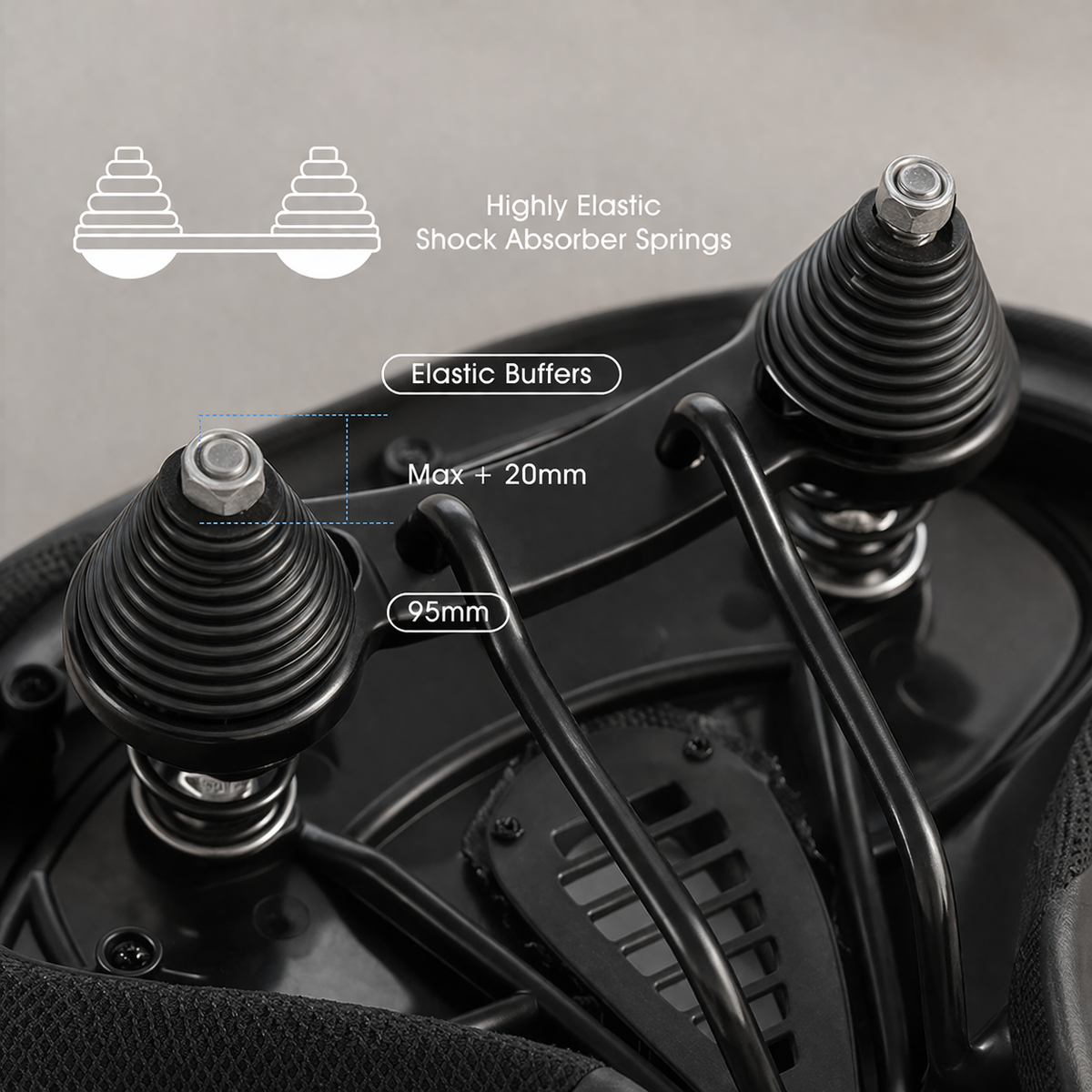 Bike Saddle | Ergonomic, Padded | Comfortable for Long-Term Use