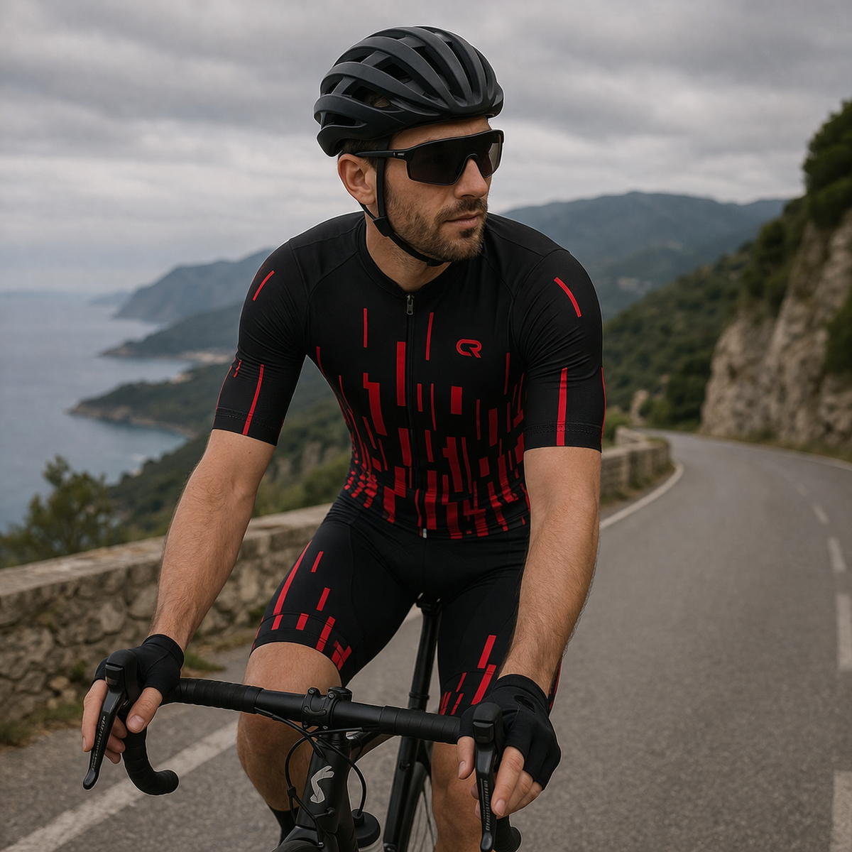 Maillot de ciclismo | Transpirable, deportivo | Ajuste cómodo, secado rápido