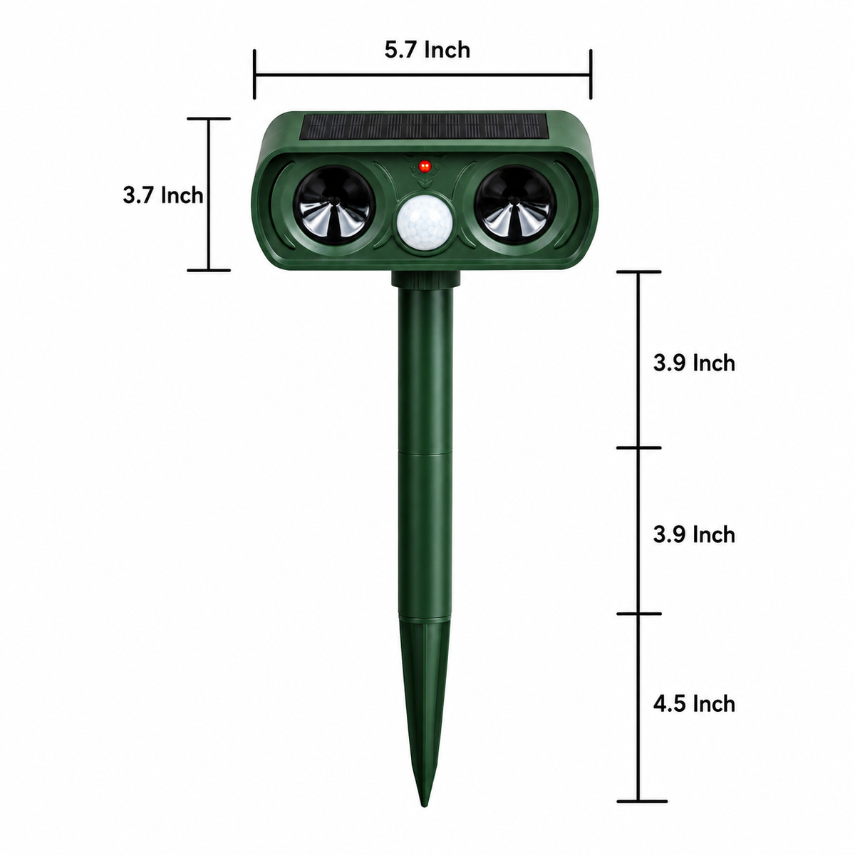 Solar-Powered Infrared Animal Repeller - Pest Control