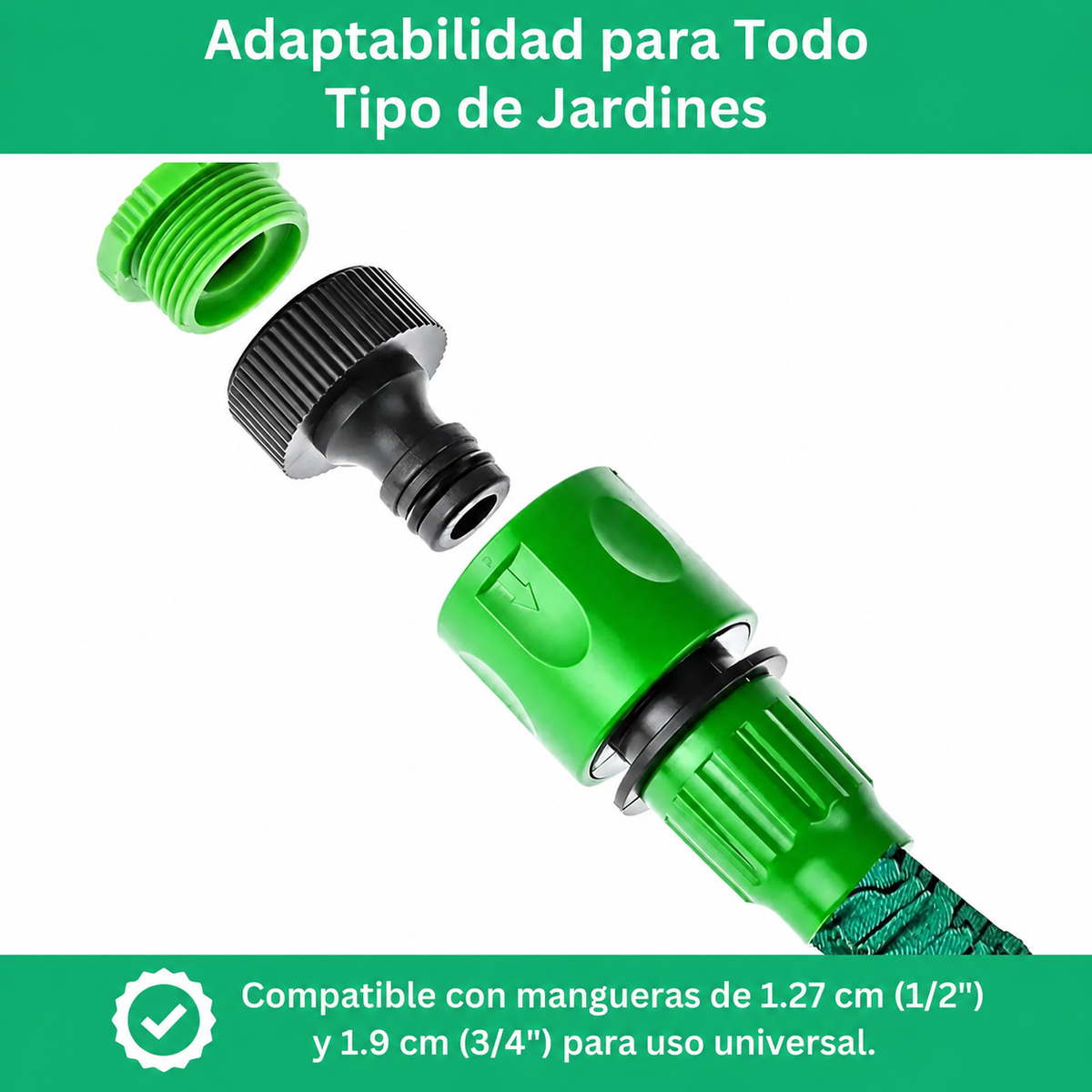 Expandable Garden Hose - Flexible - 10 Adjustable Nozzles