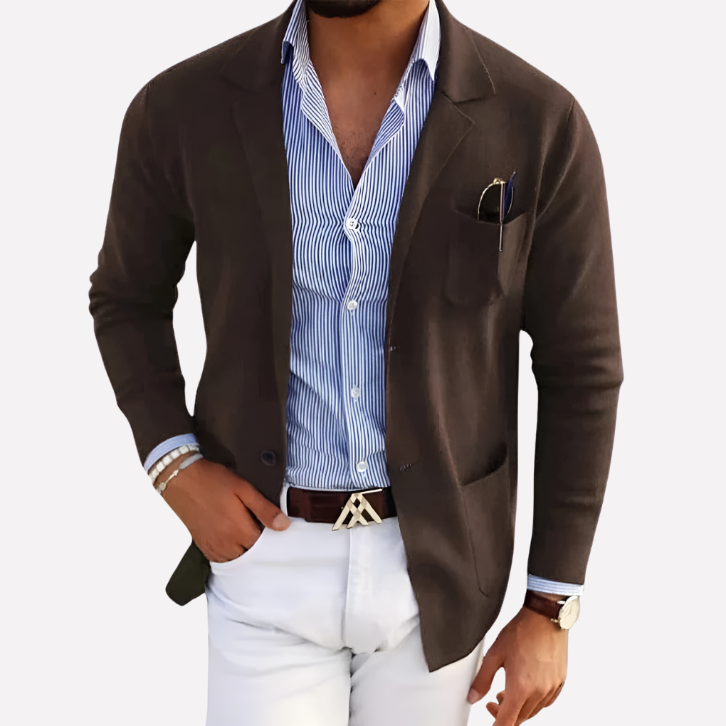 LEGEND Men's Knitted Blazer