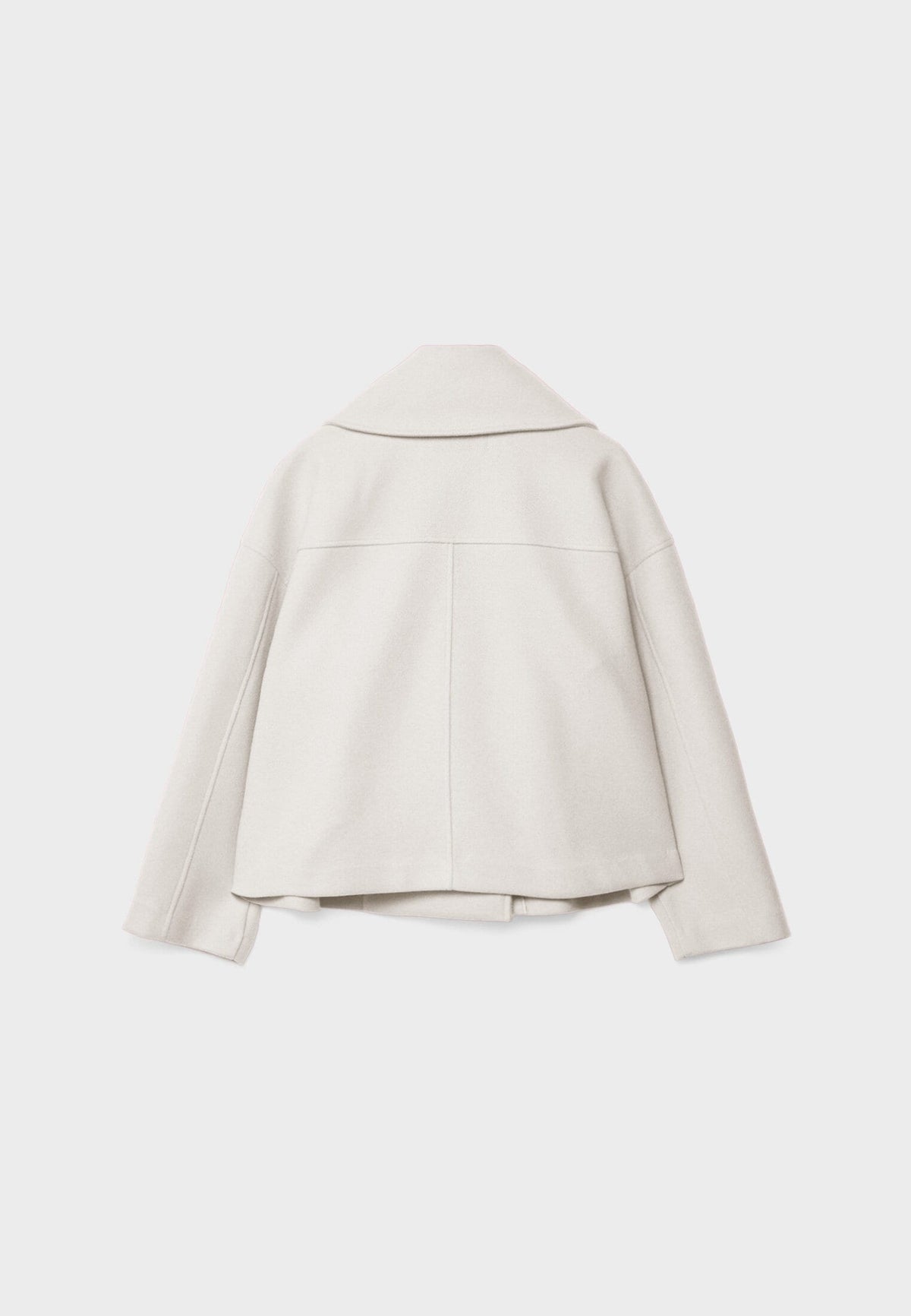 Jitske - Chic Short Peacoat Coat with Double Button Closure