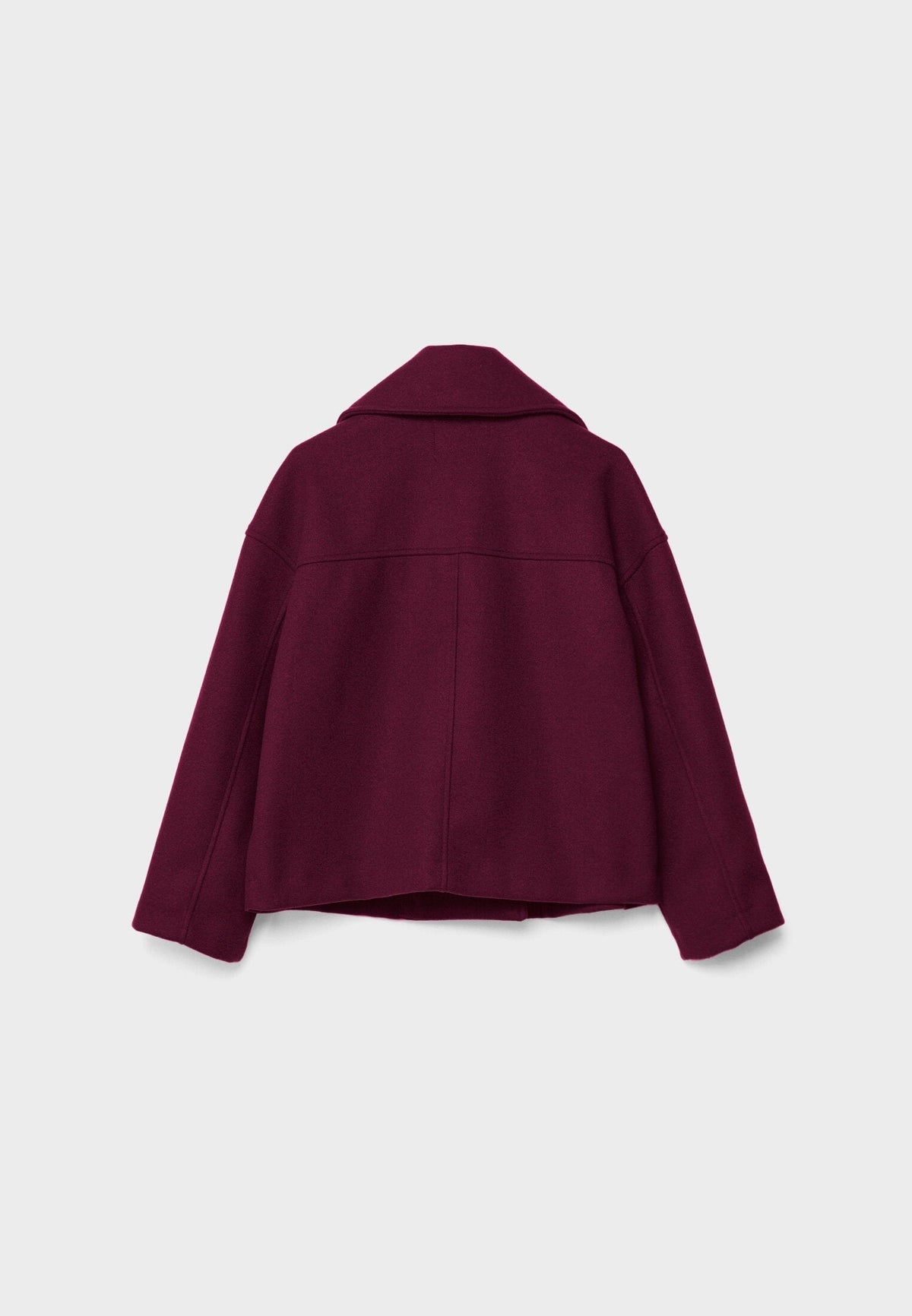 Jitske - Chic Short Peacoat Coat with Double Button Closure