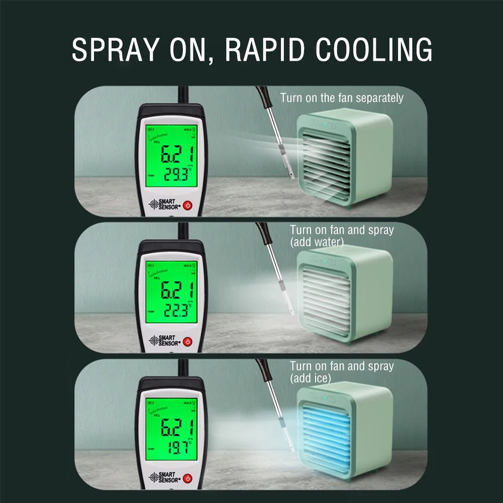 Coolivio Mini Air Cooler 3 in 1 Portable USB