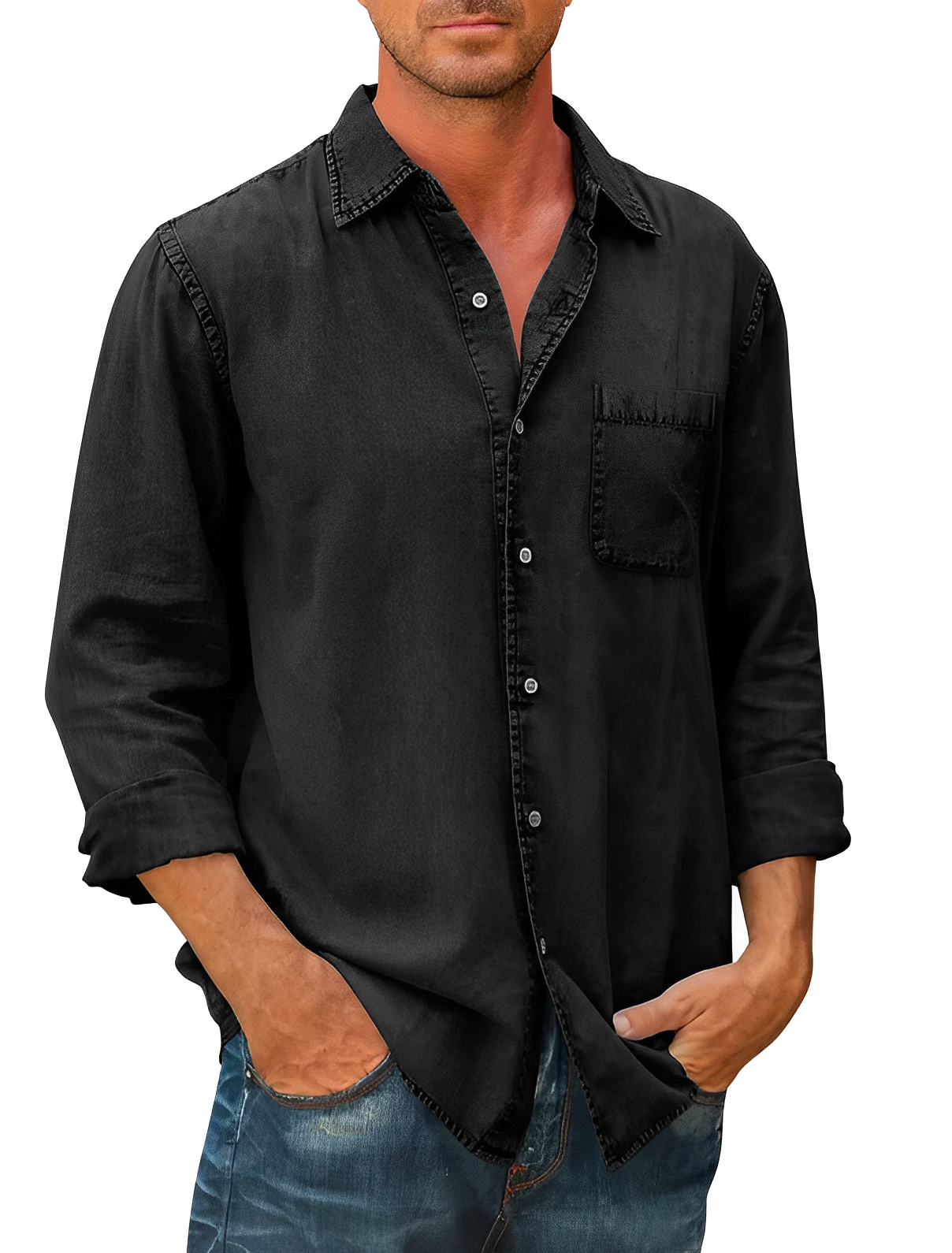 David | Men's Denim Shirt