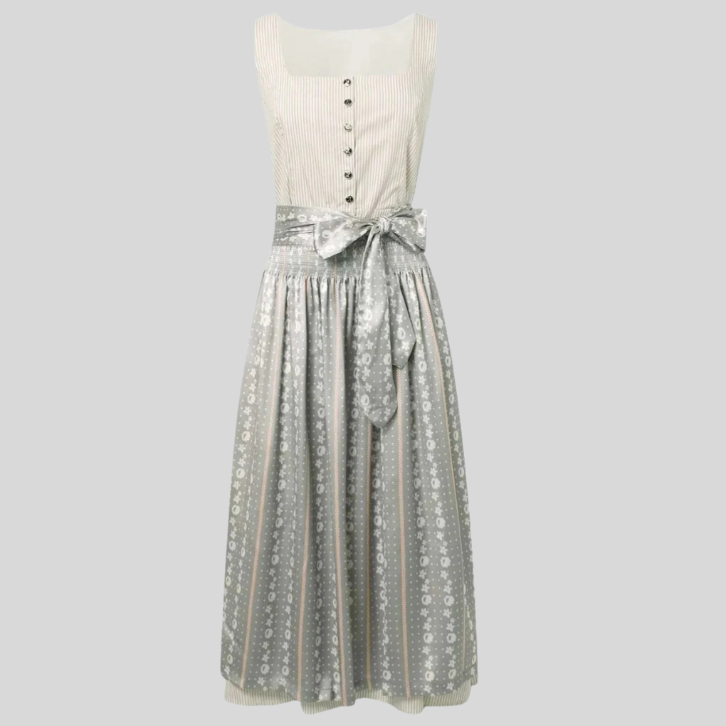 Dirndl Dress with Square Neckline