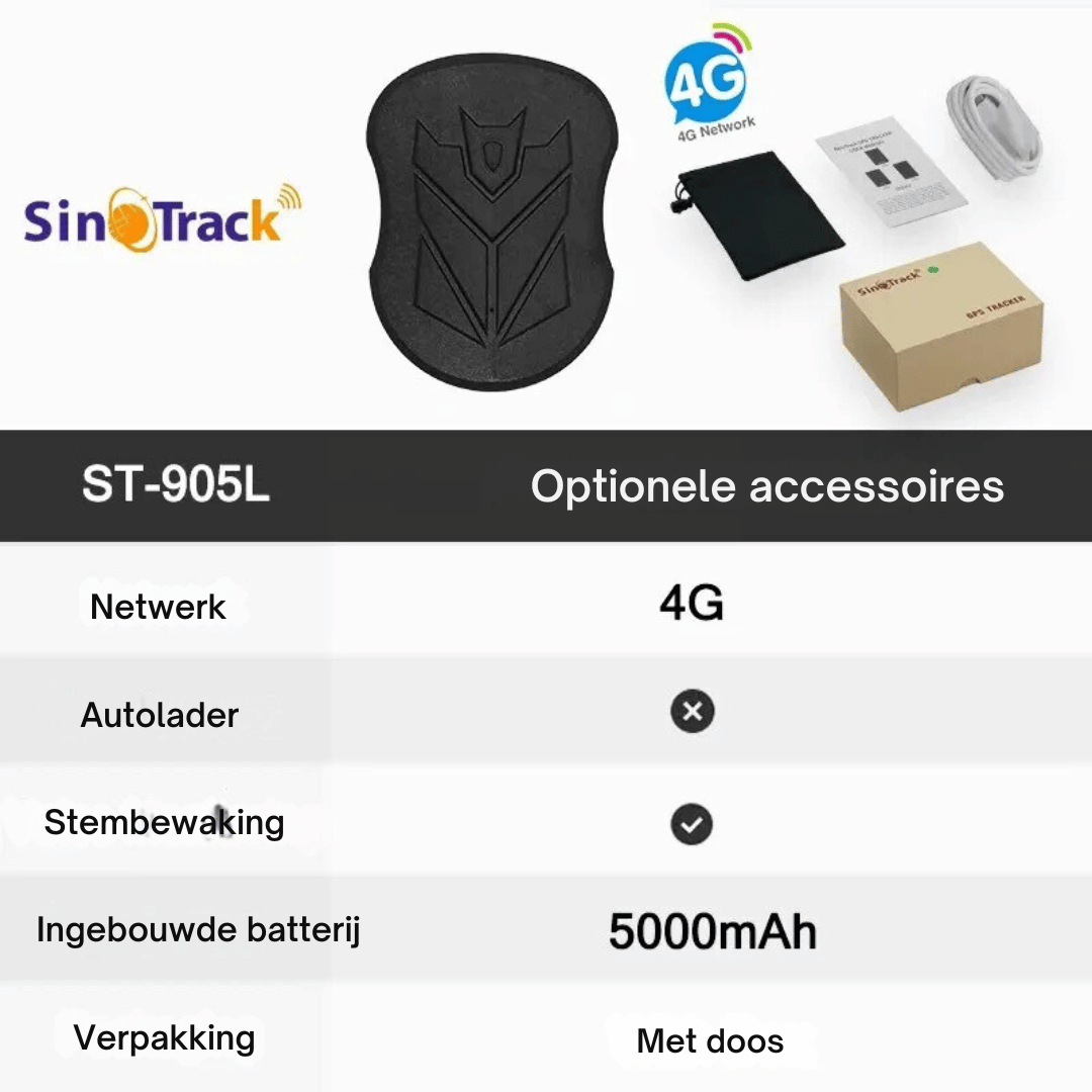 SinoTrack GPS Tracker - Waterproof | Real-Time Tracking