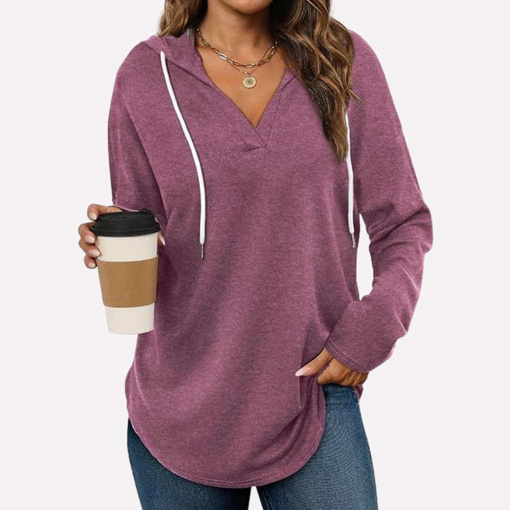 Felpa pullover oversize da donna