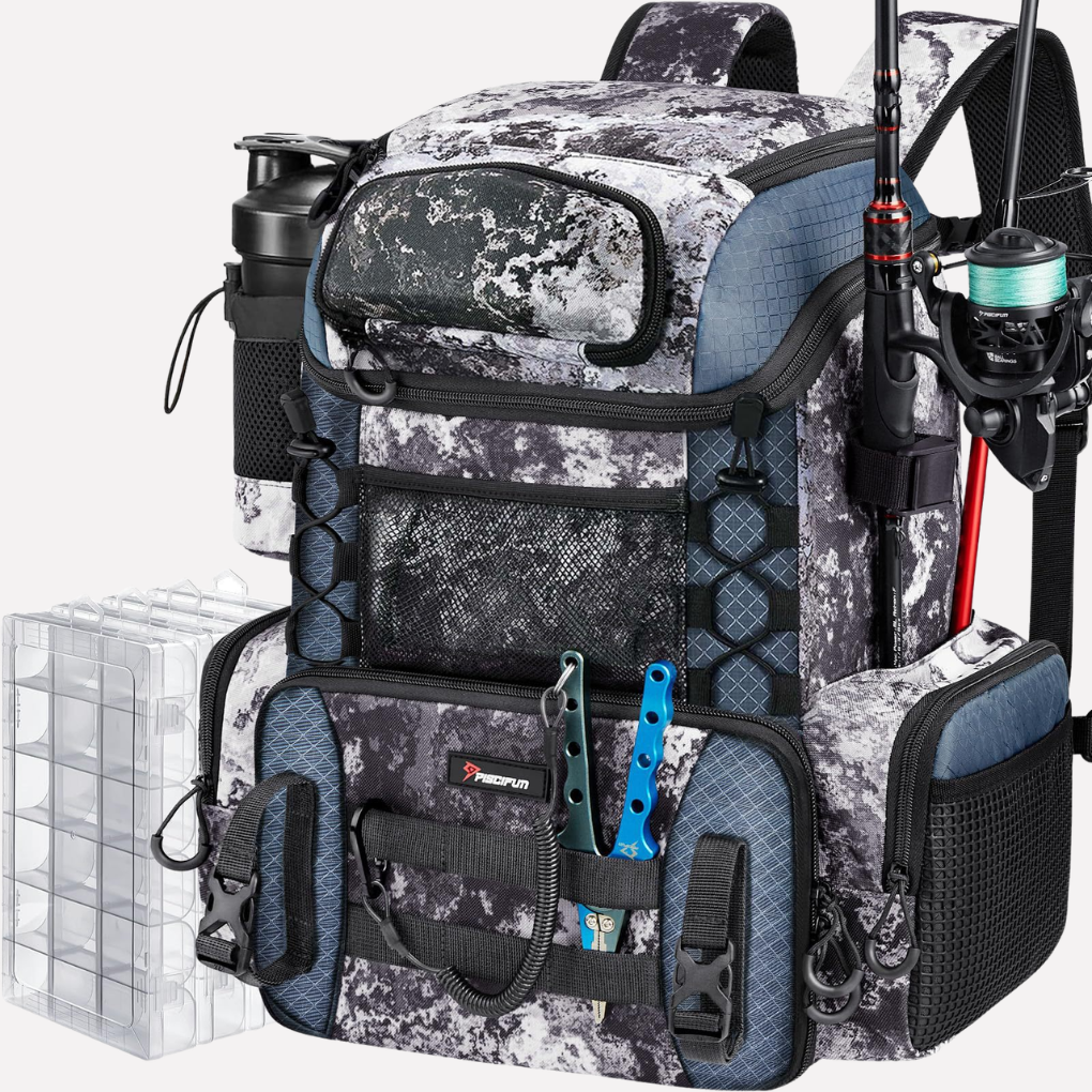 Rucksack für Angelausrüstung