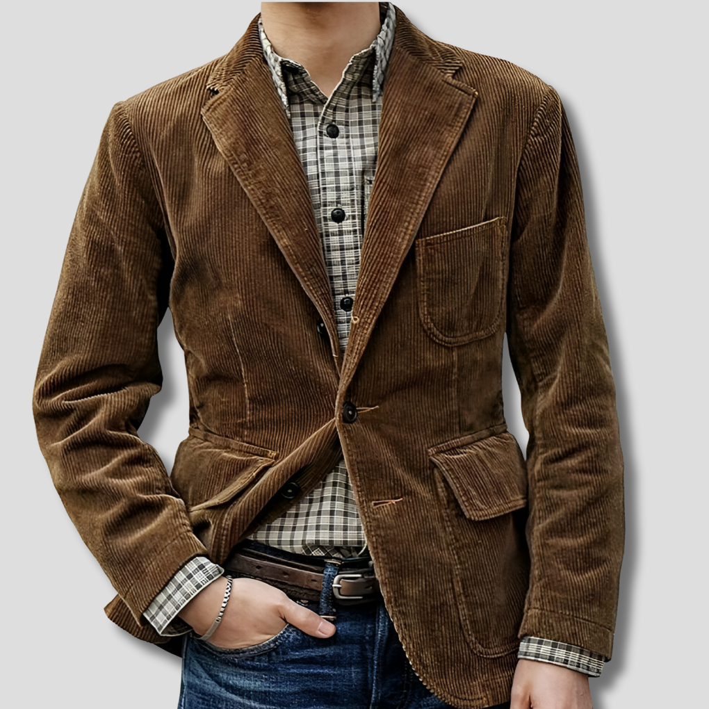 Conjunto elegante de blazer y chaleco vintage