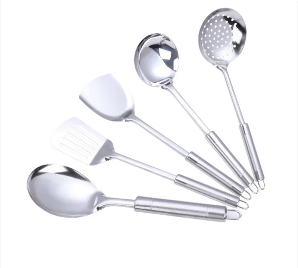 Set di utensili da cucina in acciaio inossidabile