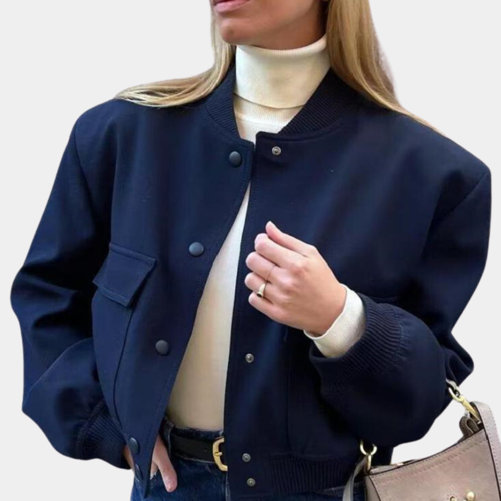 Fauna - Casual Bomber Jacket for Women