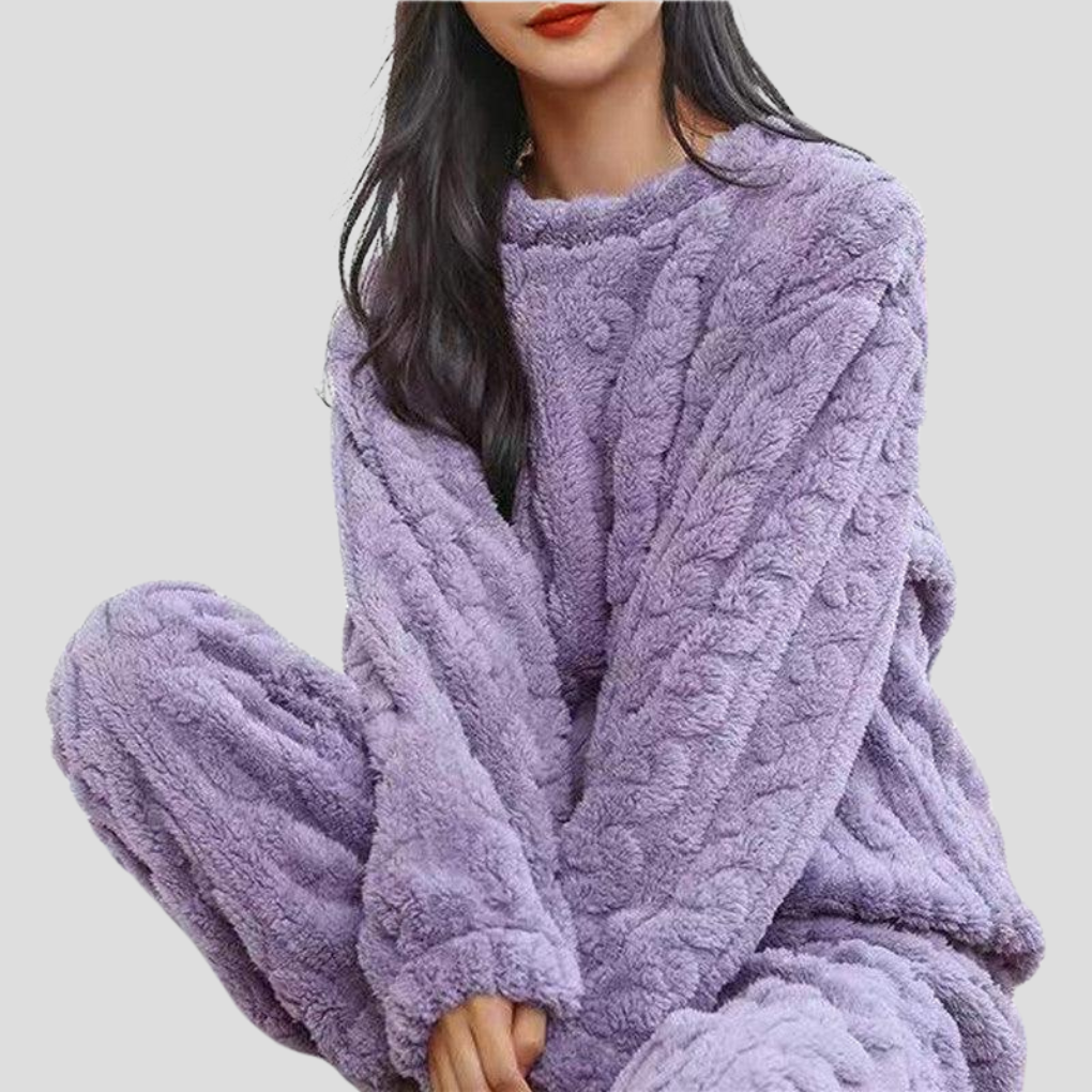 Fleece Pajama Set for Women