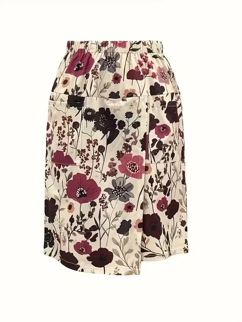 Floral Print Shorts