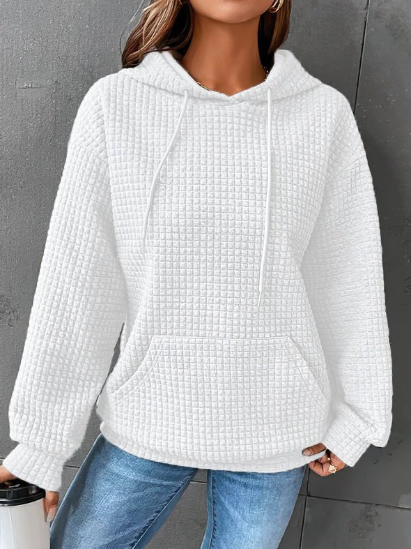 Warm Hoodie for Women Fleece Lined with Kangaroo Pocket
