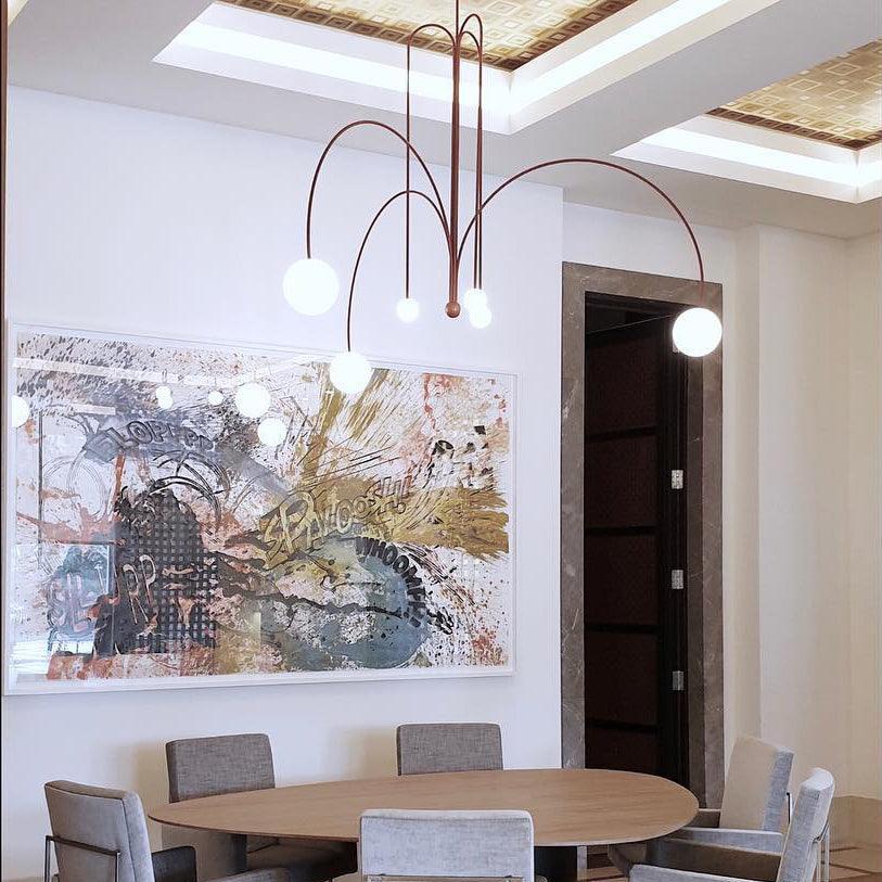 Candeeiro suspenso Crescendo – Design luxuoso e moderno