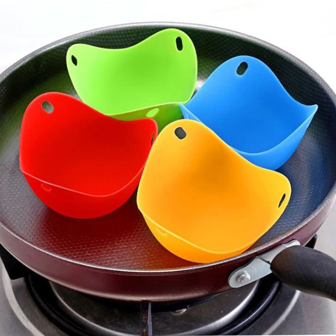 Pocheuses à œufs - Set de 4 moules pratiques
