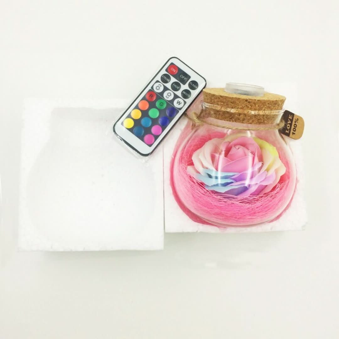 Liebe im Glas - Rose für lebenslange Liebe