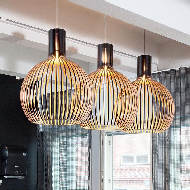 Wooden Pendant Lamp Hallai – Warm Light and Unique Design