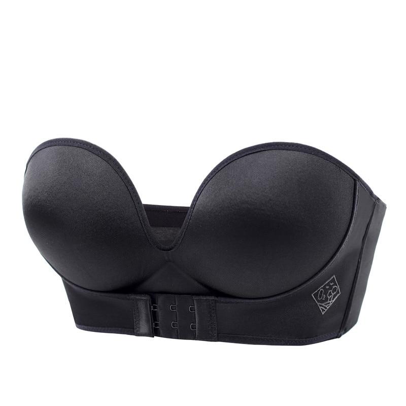 Luxury Seamless Women's Strapless Bra with Push-Up Support