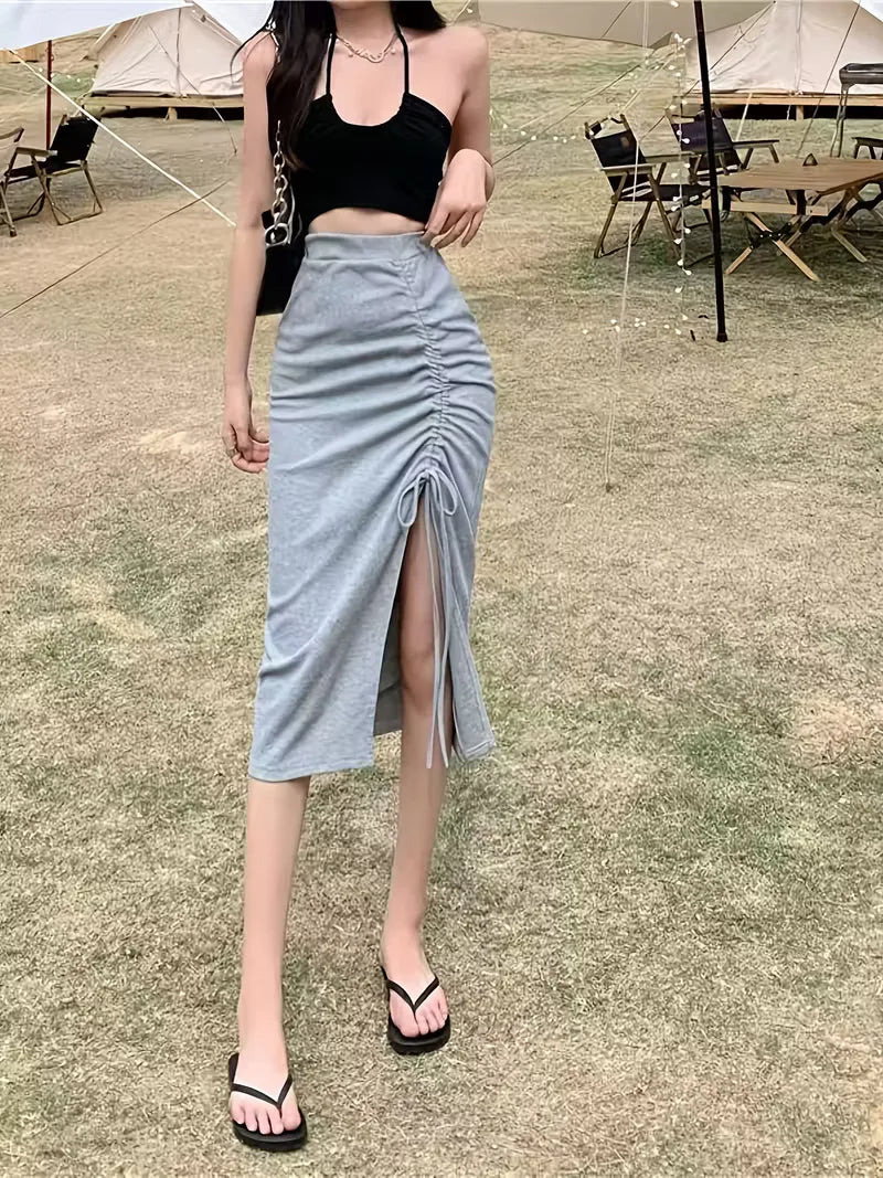 High-Waisted Bodycon Skirt