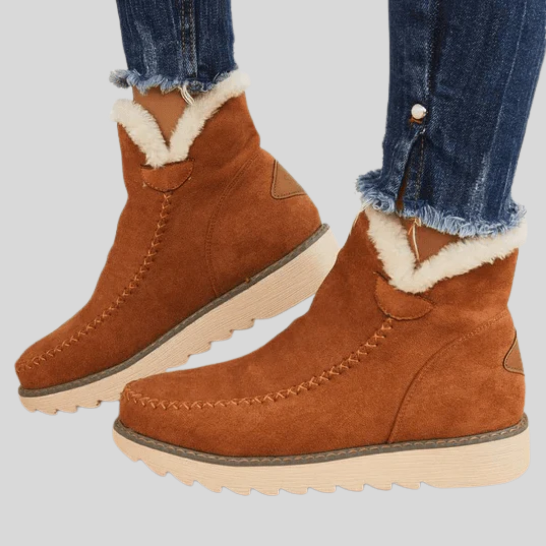 Isolated Winter Ankle Boots for Women
