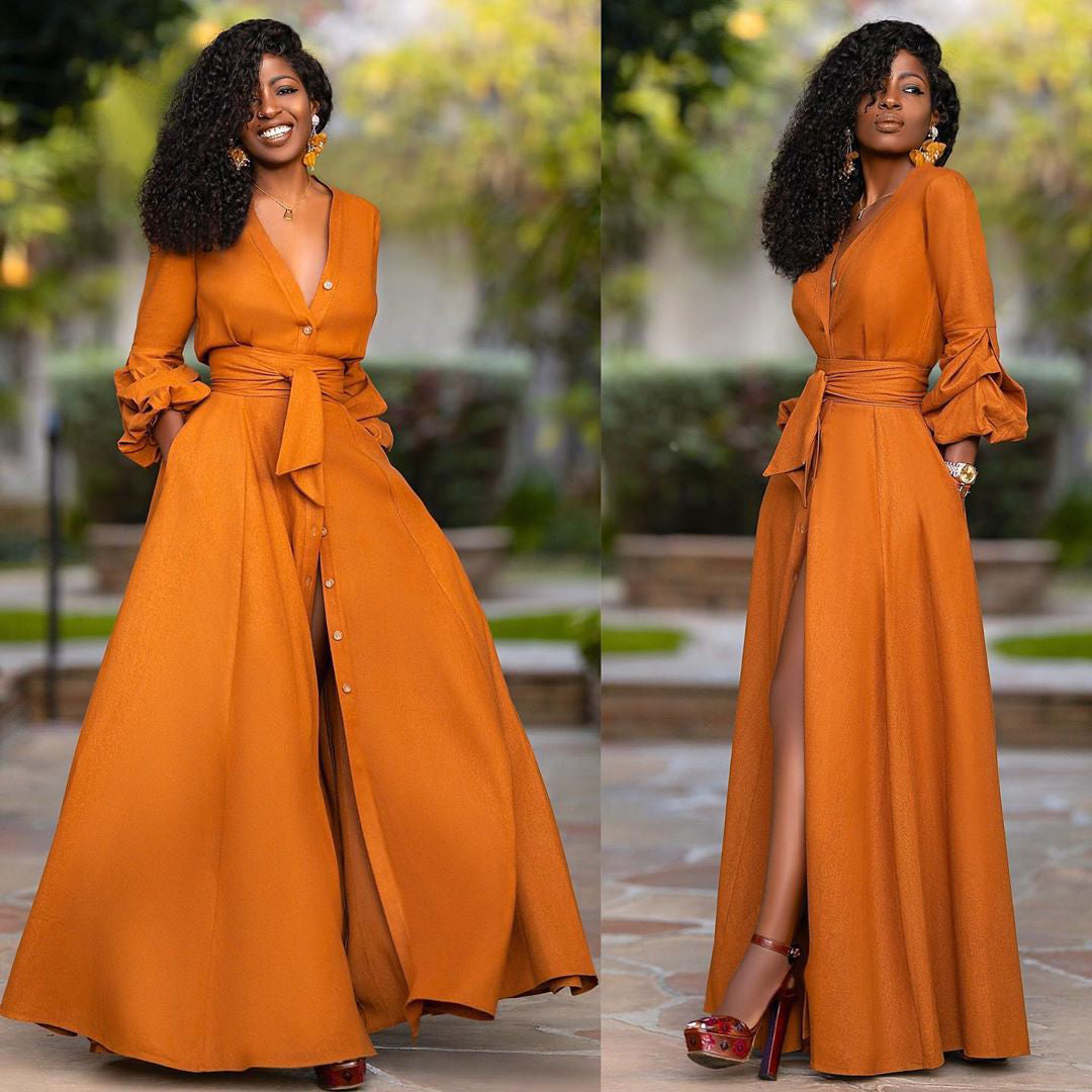 Lavera - Elegant Long Summer Dress for Women