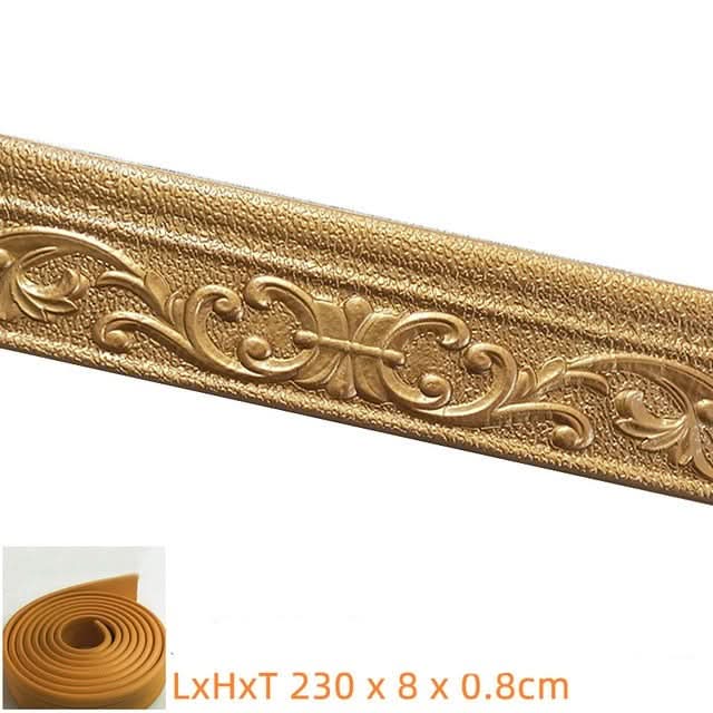 3D Plinth - Self-Adhesive 3D Wall Trim x 230 cm