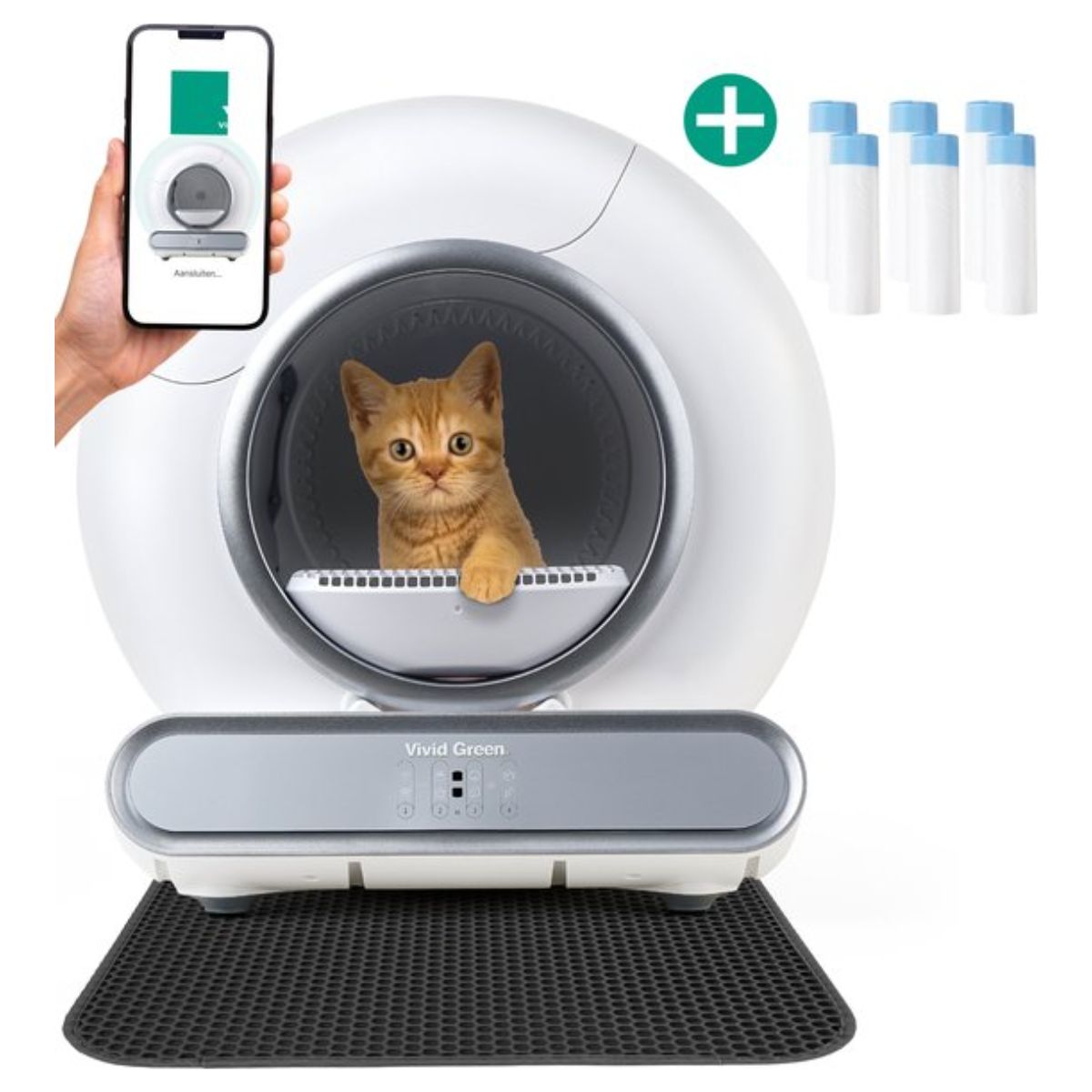 Petmo – Self-Cleaning Automatic Cat Litter Box with Advanced Features