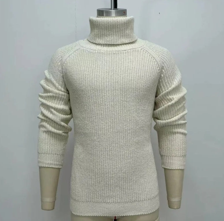 Knitted Turtleneck Sweater for Men - Keanu