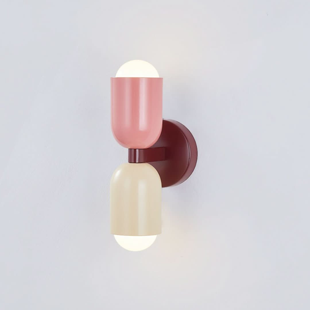Метална LED стенна лампа с дизайн Morandi