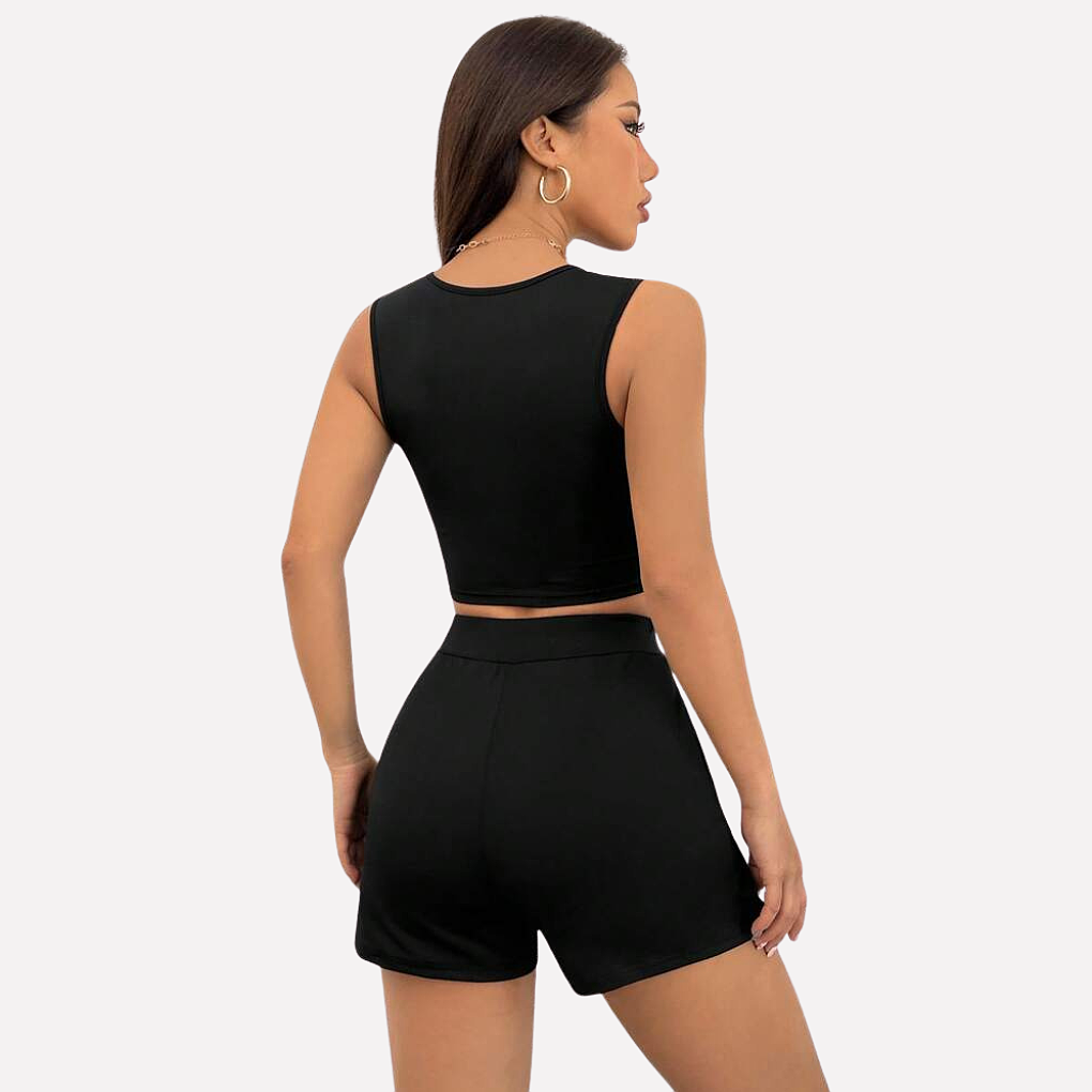 Ladies' Blouse and Split Skirt Set
