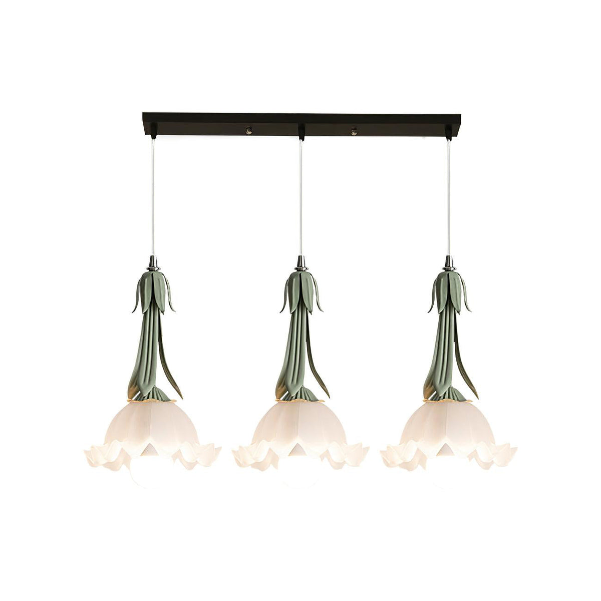 Lámpara colgante con motivo floral - LED y elegante