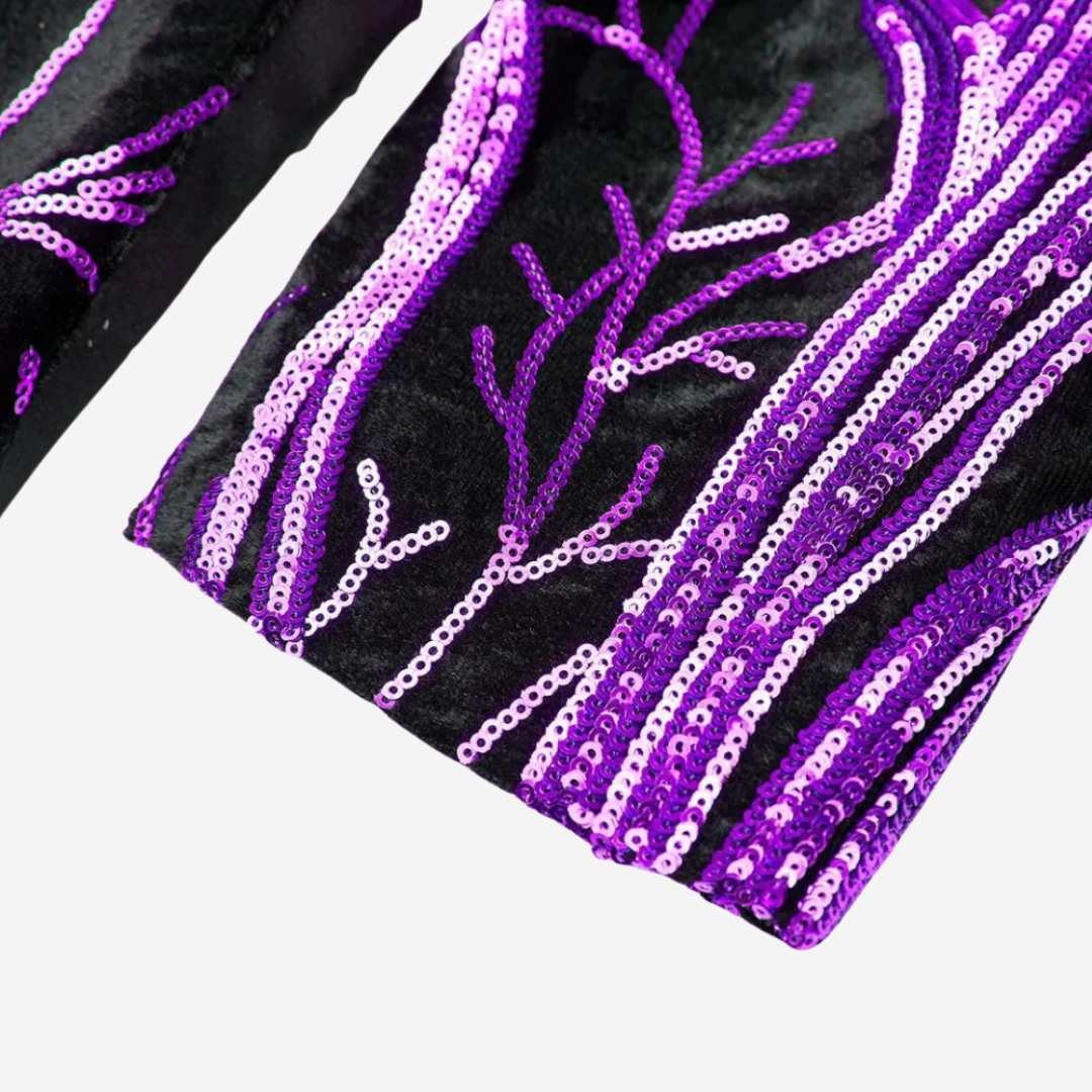 Luxe Sequin Blazer for Men