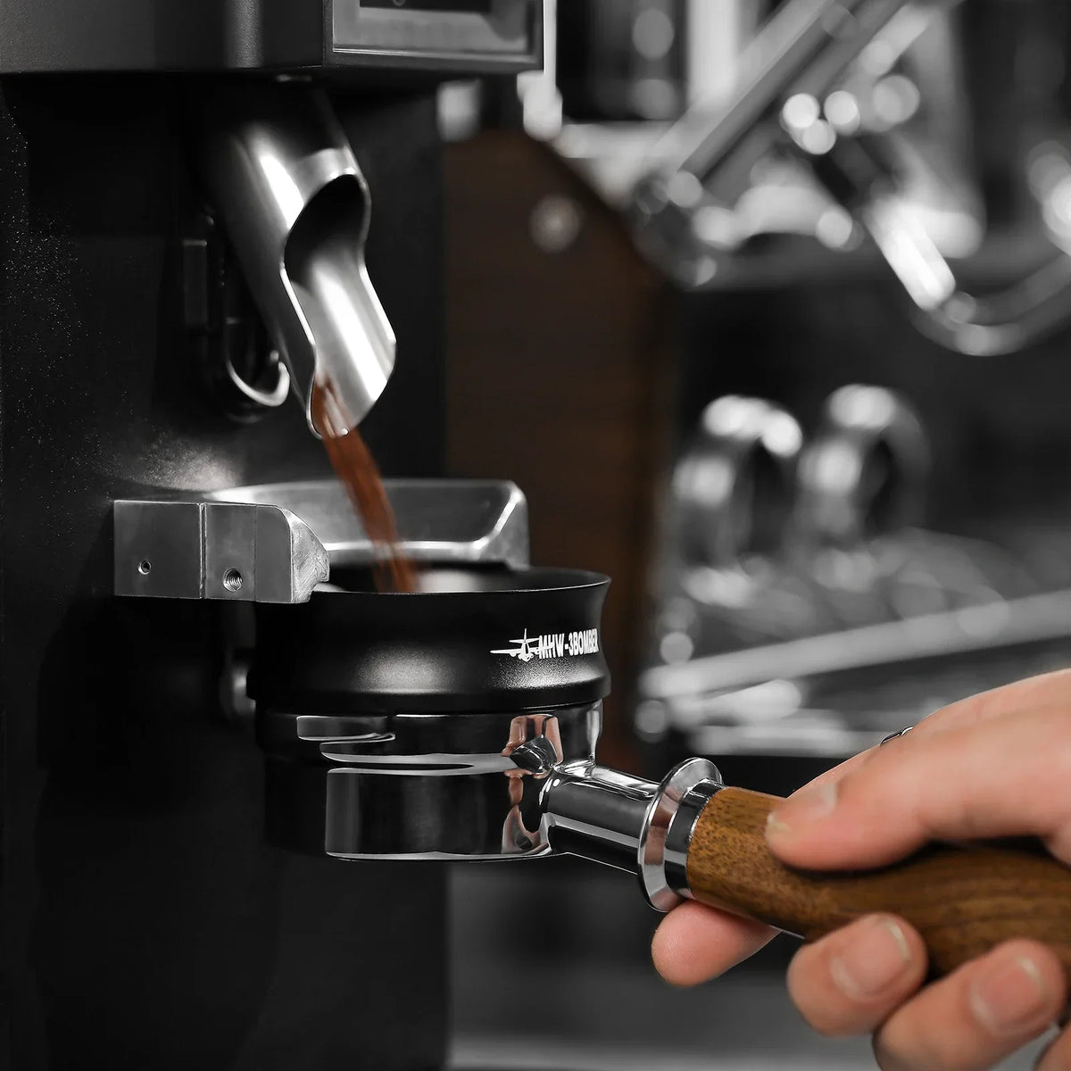 Magnetic Espresso Dosing Funnel - Perfect Precision - Easy to Use
